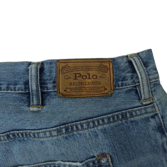 Polo Ralph Lauren Jeans Mens Size 46Bx32 Straight Leg 5 Pocket Denim - Picture 7 of 15